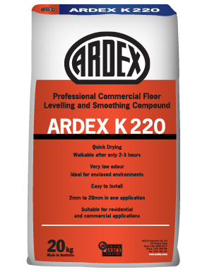 ARDEX K 220 Commercial Floor Levelling and Smoothing Compound